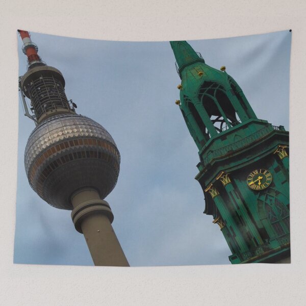 Item preview, Berlin Cathedral and Television Tower – Iconic Berlin Architecture designed and sold by photo-travel.