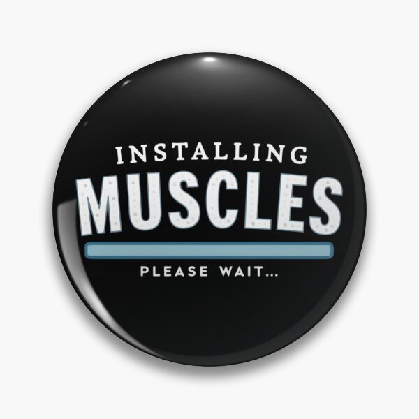 Item preview, Installing Muscles Loading Bar – Funny Gym Progress Design designed and sold by GRITMOOD.