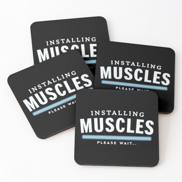 Item preview, Installing Muscles Loading Bar – Funny Gym Progress Design designed and sold by GRITMOOD.