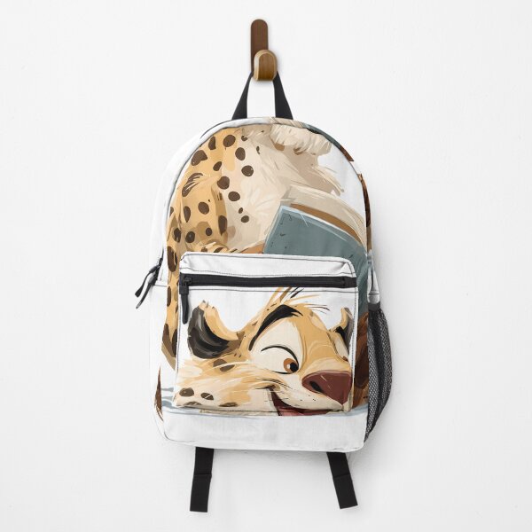 Item preview, Funny Reading Cheetah Sticker – Book Lover Jungle Animal designed and sold by Chytanka.