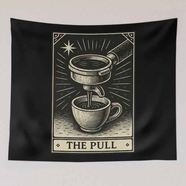 Item preview, Coffee Tarot Card – The Pull designed and sold by BRU Design.