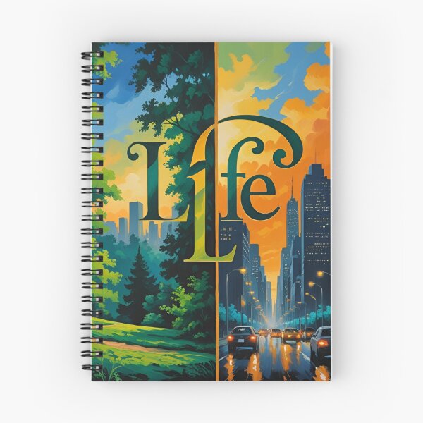 Item preview, Sunrise or sunset, nature's embrace or urban ambition – 'Life' unfolds in countless ways. Find your balance. designed and sold by Minato_Monarch.