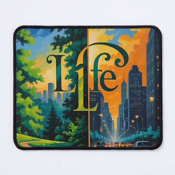 Item preview, Sunrise or sunset, nature's embrace or urban ambition – 'Life' unfolds in countless ways. Find your balance. designed and sold by Minato_Monarch.