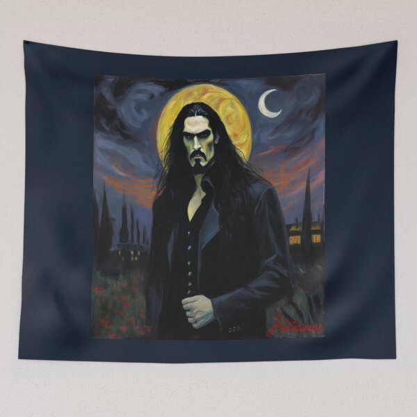 Item preview, "Gothic Enigma: Peter Steele's Nocturnal Presence" designed and sold by Artisticanvas.