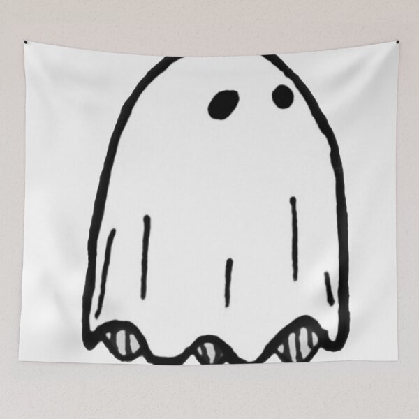 Item preview, lil' spooky ghost designed and sold by ZakAlsoDraws.