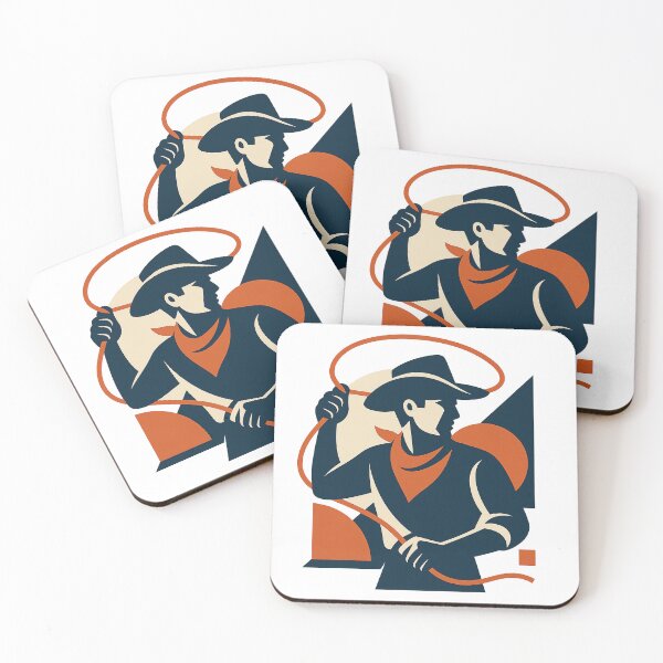 Item preview, Lasso Cowboy Retro Western Graphic designed and sold by Slow Horizon.