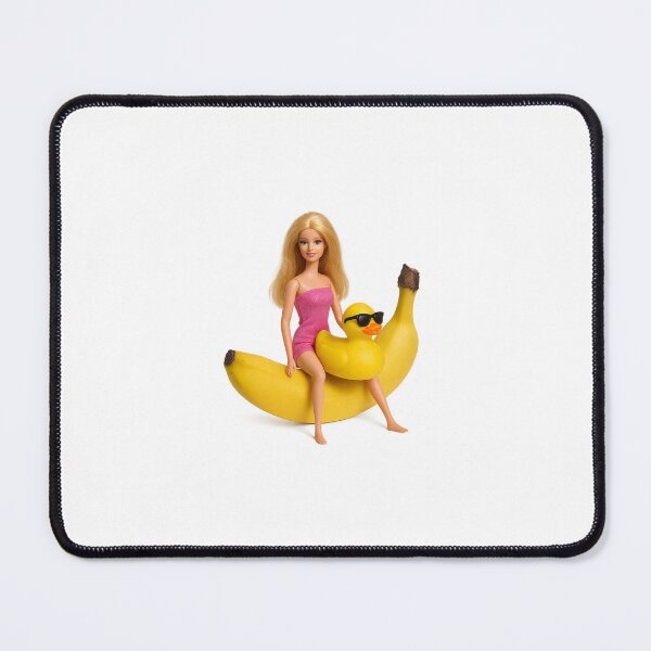 Item preview, Banana Rider – Fashion Doll on Fruit with Duck designed and sold by SnappyPineapple.