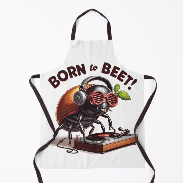 Item preview, DJ Beetle Funny Music Pun – Born to Beet Turntable Design designed and sold by Coowo22.