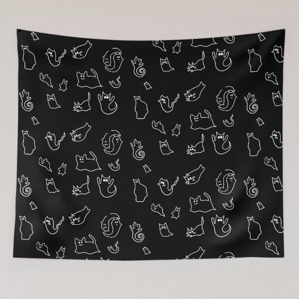 Item preview, White Ghost Cats designed and sold by PaintingPositives.