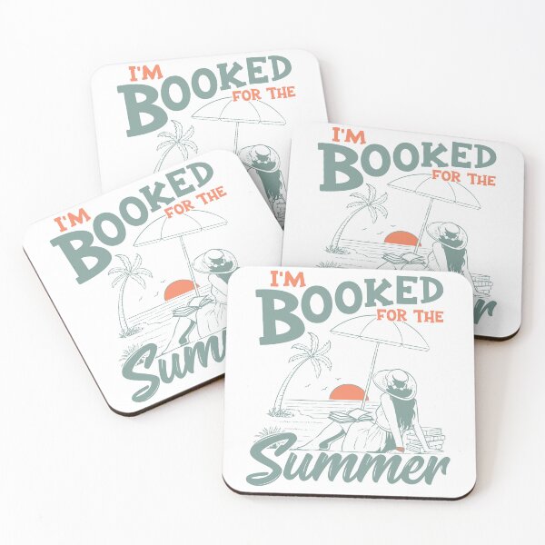 Item preview, I’m Booked for the Summer Sunset Beach Reading Lover Girl designed and sold by inkedtee.