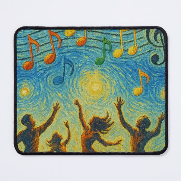 Item preview, Melody of Life: Starry Night Music & Dance Art Print designed and sold by Minato_Monarch.
