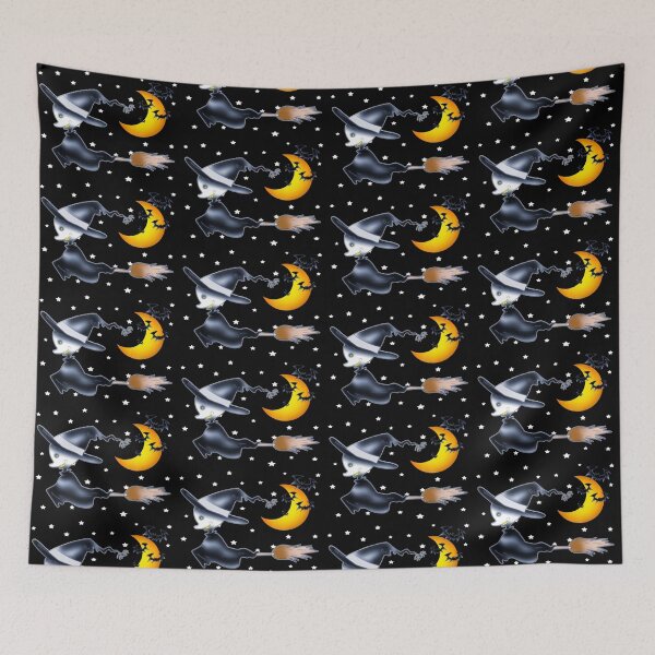 Item preview, Cute Ghost Witch Halloween Night designed and sold by CuteCartoon.