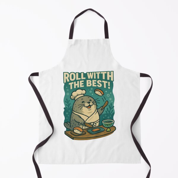 Item preview, Seal Sushi Maestro – Ocean’s Delight designed and sold by inkNext.