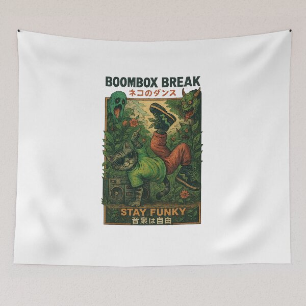Item preview, Boombox Break – Stay Funky designed and sold by YamiHaus.