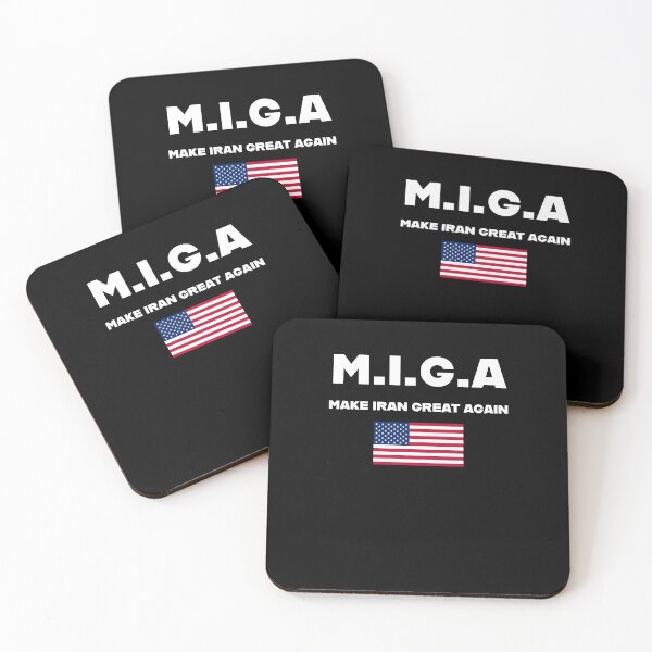 Item preview, MIGA Make Iran Great Again USA Funny designed and sold by 519xdesign.