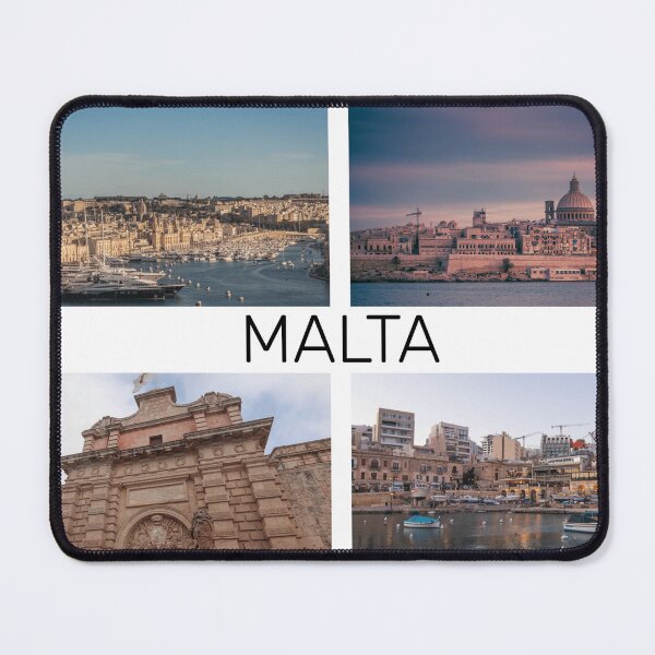 Item preview, Beautiful Malta Photography with Custom 'Malta' Text – Stunning Island Views designed and sold by photo-travel.