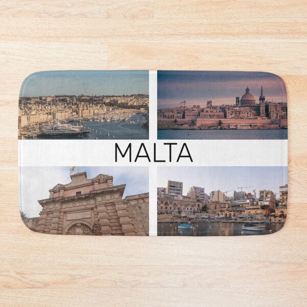 Item preview, Beautiful Malta Photography with Custom 'Malta' Text – Stunning Island Views designed and sold by photo-travel.