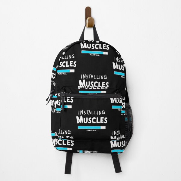 Item preview, Installing Muscles – Tech-Inspired Progress Bar Workout Design designed and sold by GRITMOOD.