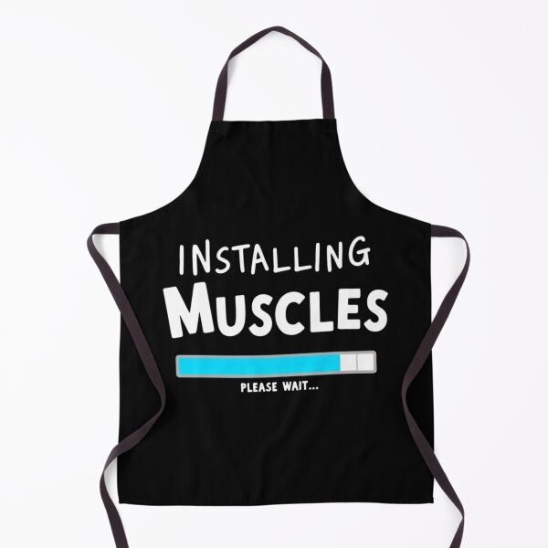 Item preview, Installing Muscles – Tech-Inspired Progress Bar Workout Design designed and sold by GRITMOOD.