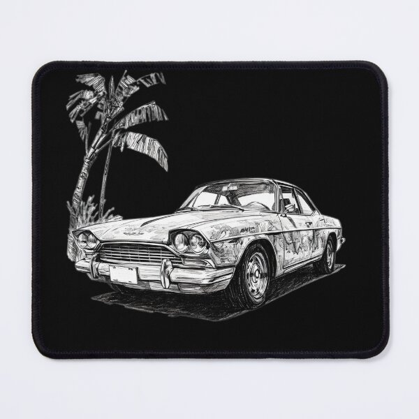 Item preview, Classic cars drawn with pencil designed and sold by SanchillShop.