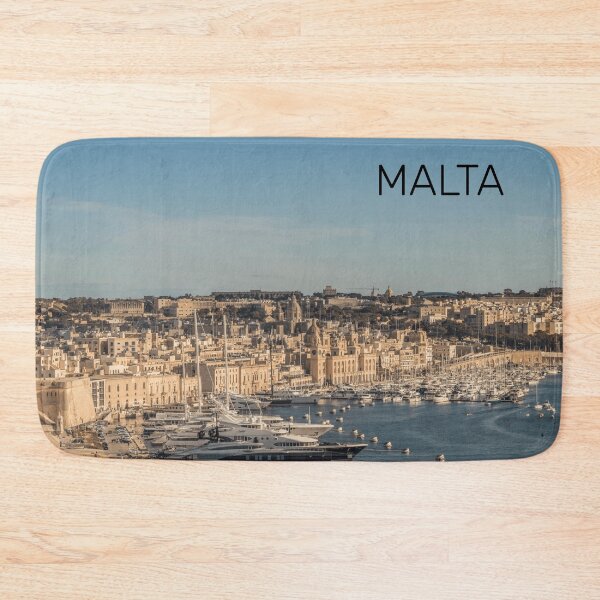 Item preview, Stunning View of Malta's Three Cities and the Sea – Scenic Waterfront Photography designed and sold by photo-travel.
