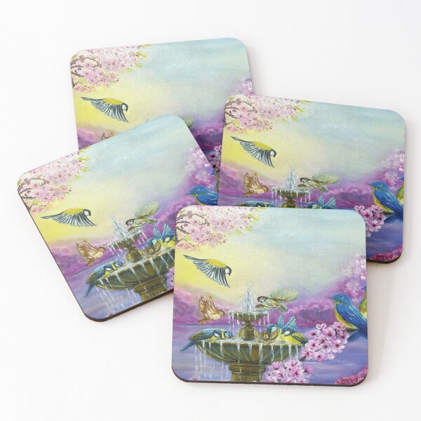 Item preview, Birds by the Fountain by Ekaterina Kerezora designed and sold by Geomano Negron.