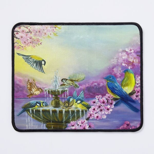 Item preview, Birds by the Fountain by Ekaterina Kerezora designed and sold by Geomano Negron.