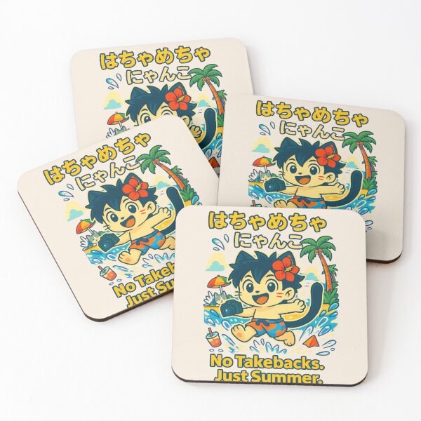 Item preview, No Takebacks. Just Summer – Splash Crash Cat Edition designed and sold by NyxVerse-Studio.