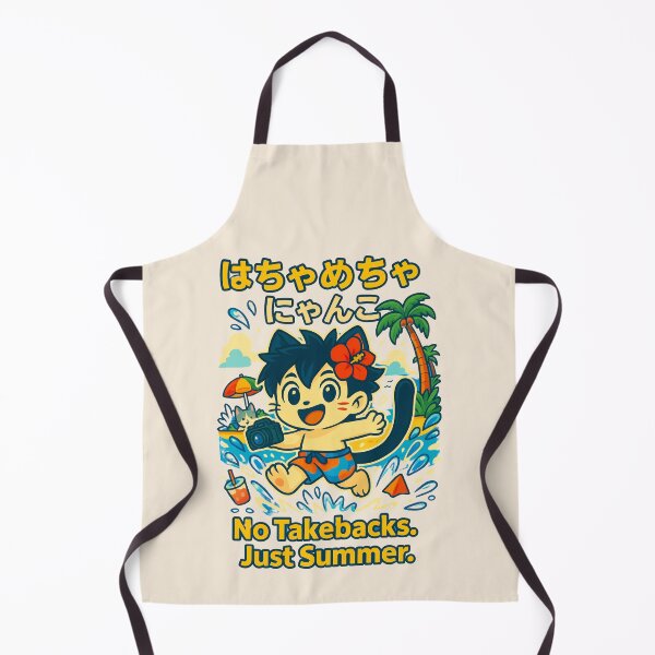 Item preview, No Takebacks. Just Summer – Splash Crash Cat Edition designed and sold by NyxVerse-Studio.