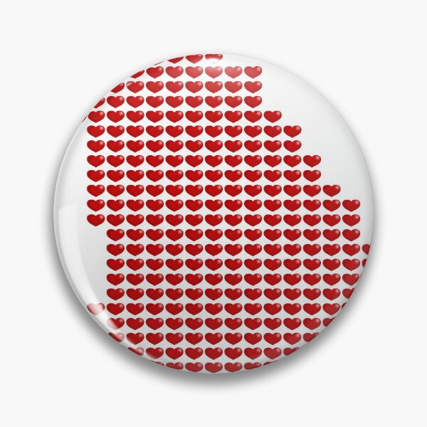Item preview, Georgia Heart Fill designed and sold by TheIconSmith.