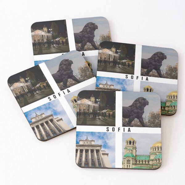 Item preview, Beautiful Sofia Photography – Four Iconic Views with 'Sofia' Text designed and sold by photo-travel.