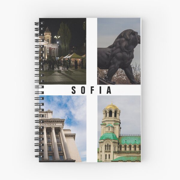 Item preview, Beautiful Sofia Photography – Four Iconic Views with 'Sofia' Text designed and sold by photo-travel.