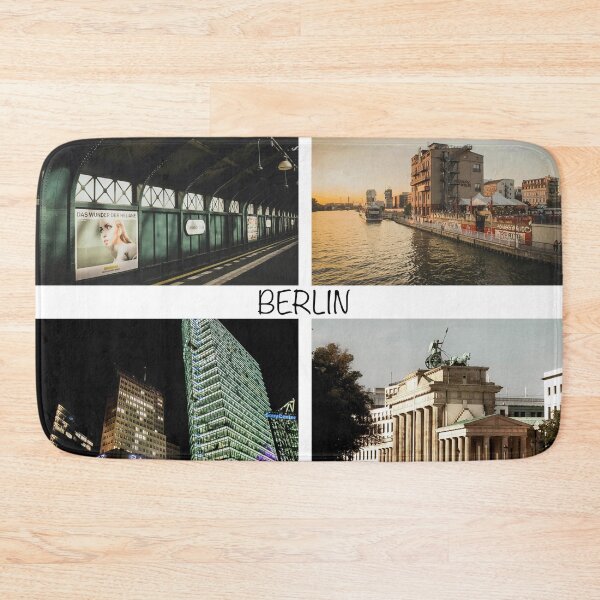 Item preview, Stunning Berlin Photography – Four Iconic Views with 'Berlin' Text designed and sold by MetaModel Editions.