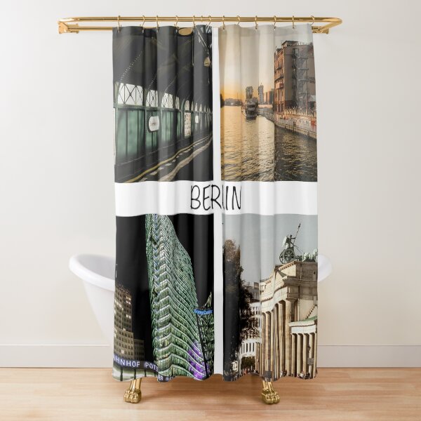 Item preview, Stunning Berlin Photography – Four Iconic Views with 'Berlin' Text designed and sold by photo-travel.
