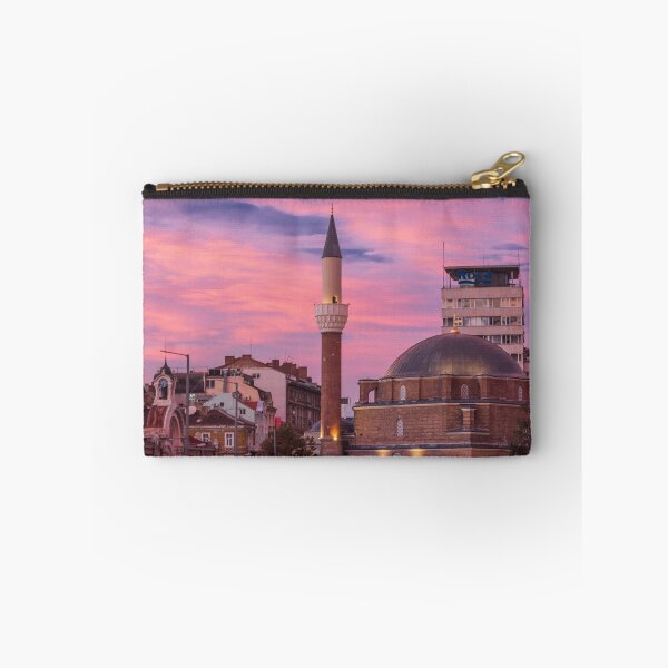 Item preview, Sunset View of Banya Bashi Mosque, Sofia – Stunning Photography of Sofia's Iconic Landmark designed and sold by photo-travel.