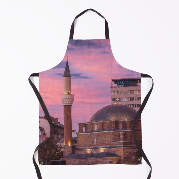 Item preview, Sunset View of Banya Bashi Mosque, Sofia – Stunning Photography of Sofia's Iconic Landmark designed and sold by photo-travel.