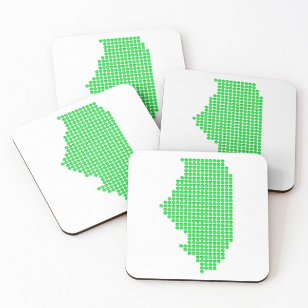 Item preview, Illinois Green Baseball Fill designed and sold by TheIconSmith.