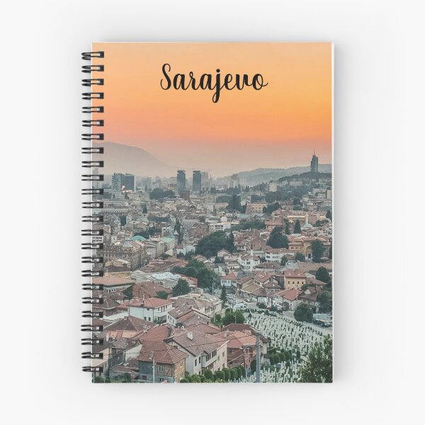 Item preview, Sunset Over Sarajevo – Breathtaking View from the Hill designed and sold by photo-travel.