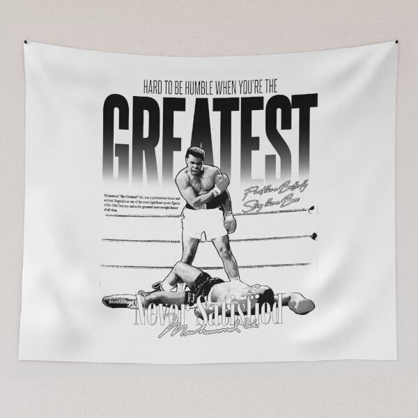 Item preview, “The Greatest” – Muhammad Ali Graphic designed and sold by Never Satisifed AU.