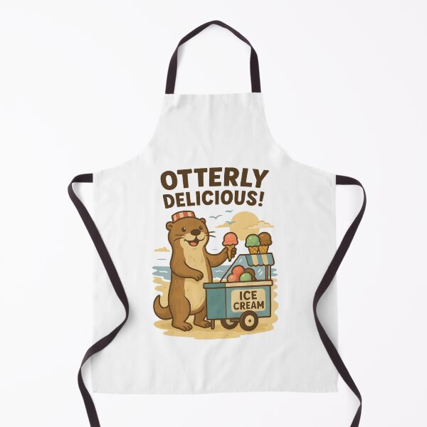 Item preview, Otterly Delicious – Beachside Ice Cream Vibes designed and sold by inkNext.