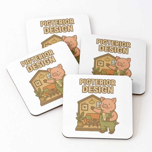 Item preview, Piggy Interior Chic – Tiny House Edition designed and sold by inkNext.