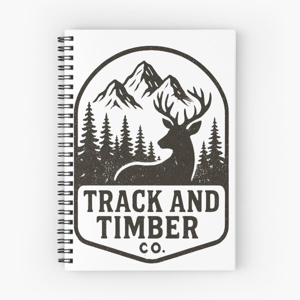 Item preview, Track and Timber Co. Vintage Badge Logo designed and sold by SubtleHobbies.