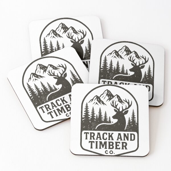 Item preview, Track and Timber Co. Vintage Badge Logo designed and sold by SubtleHobbies.