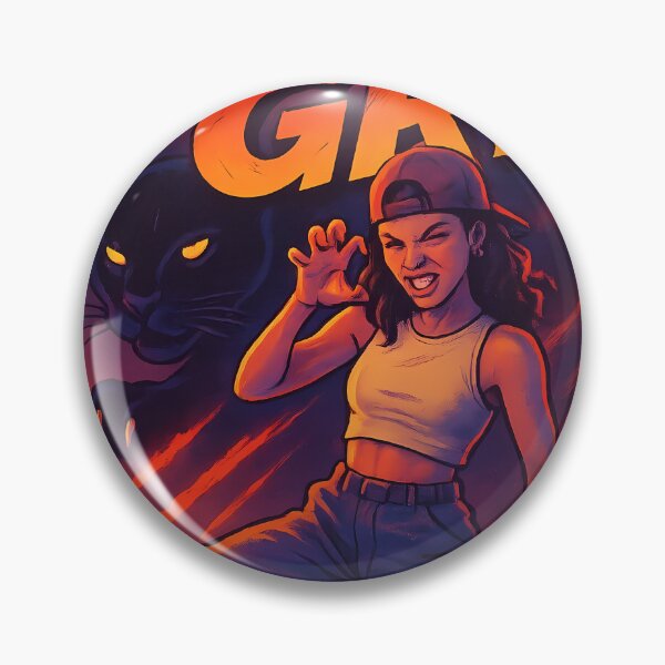 Item preview, Dammi a GRR... un CHE — Viral Panther Girl Dance Pop Art designed and sold by Sweetday2025.