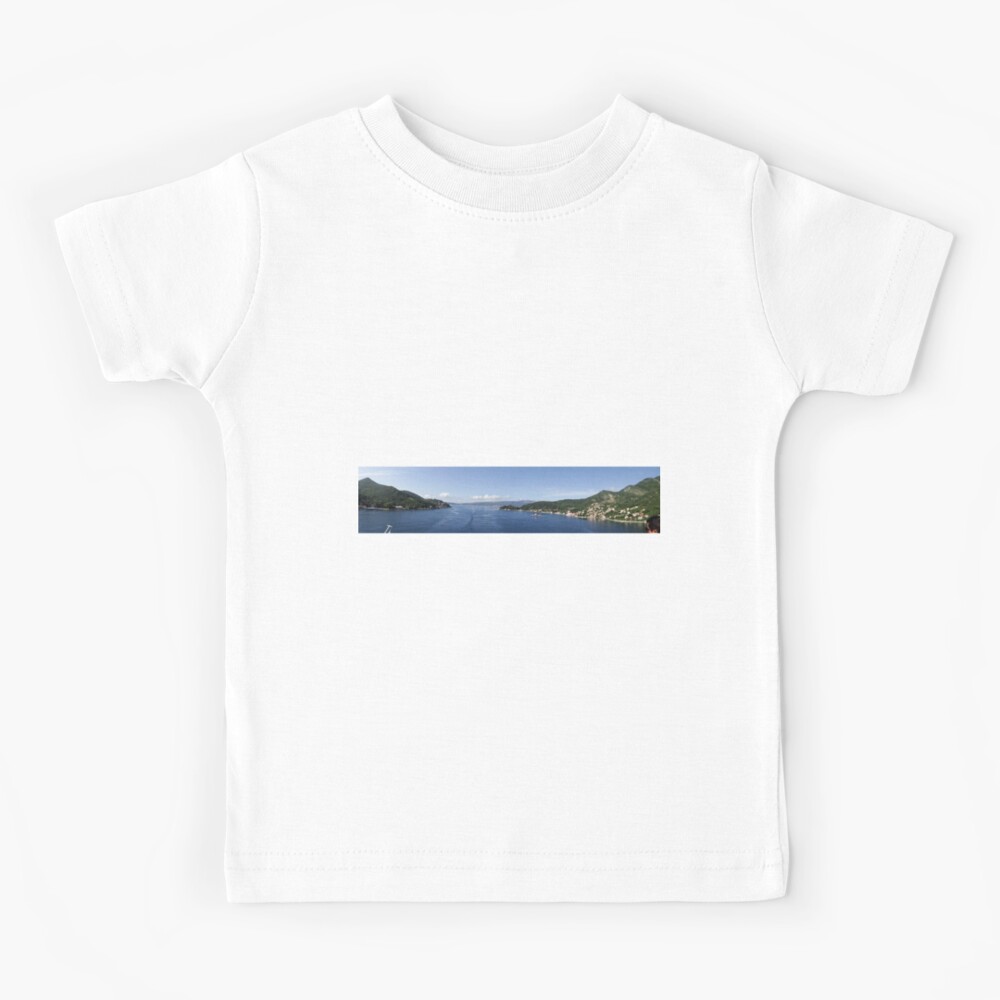 Fantastic view in Kotor Montenegro Kids T-Shirt