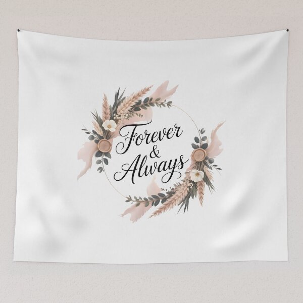 Item preview, Elegant Hand Lettering – Script Font Over Minimalist Wedding Stationery Art Print designed and sold by piak-store.