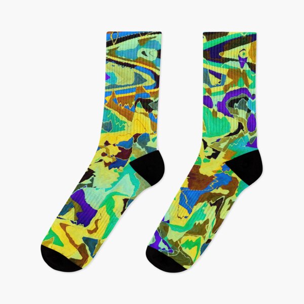 Item preview, Vibrant waves of colored shapes designed and sold by Sigtrix.
