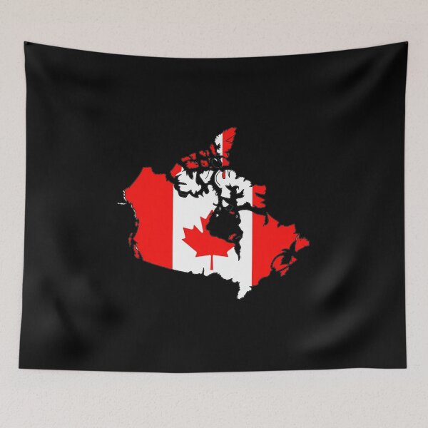 Item preview, Canada Flag Map designed and sold by Paper Drip.