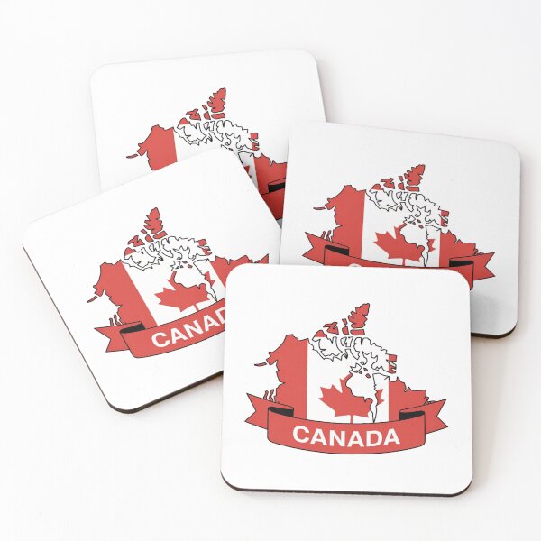 Item preview, Canada Flag Map designed and sold by Paper Drip.