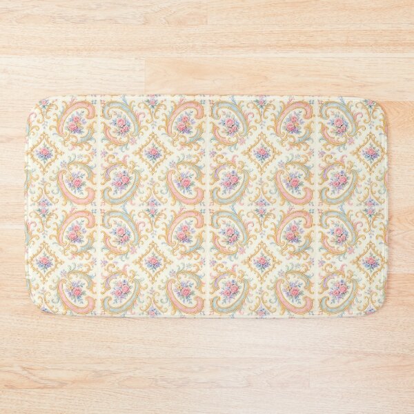 Item preview, Antique Pastel Rococo Floral Ornament designed and sold by SUNAGIMO9999.